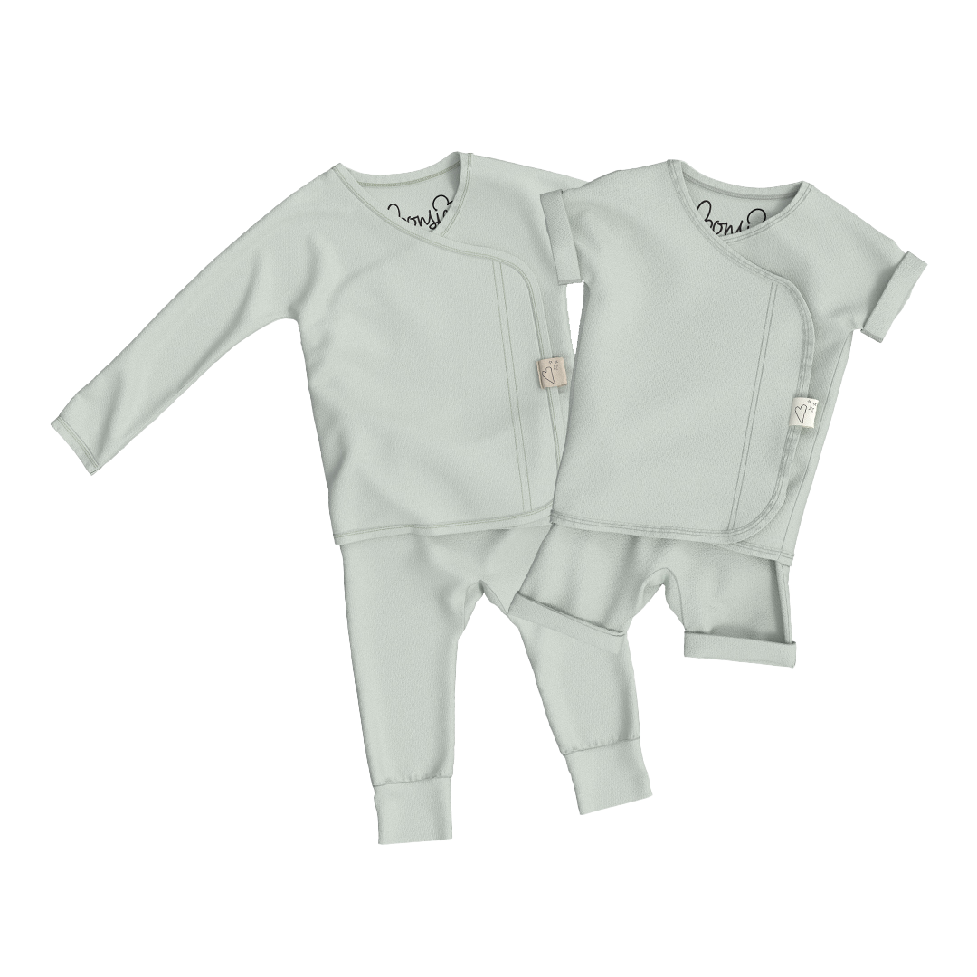 Baby Bundle - Avocado Footless + Romper Twin Pack