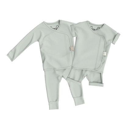 Baby Bundle - Avocado Footless + Romper Twin Pack