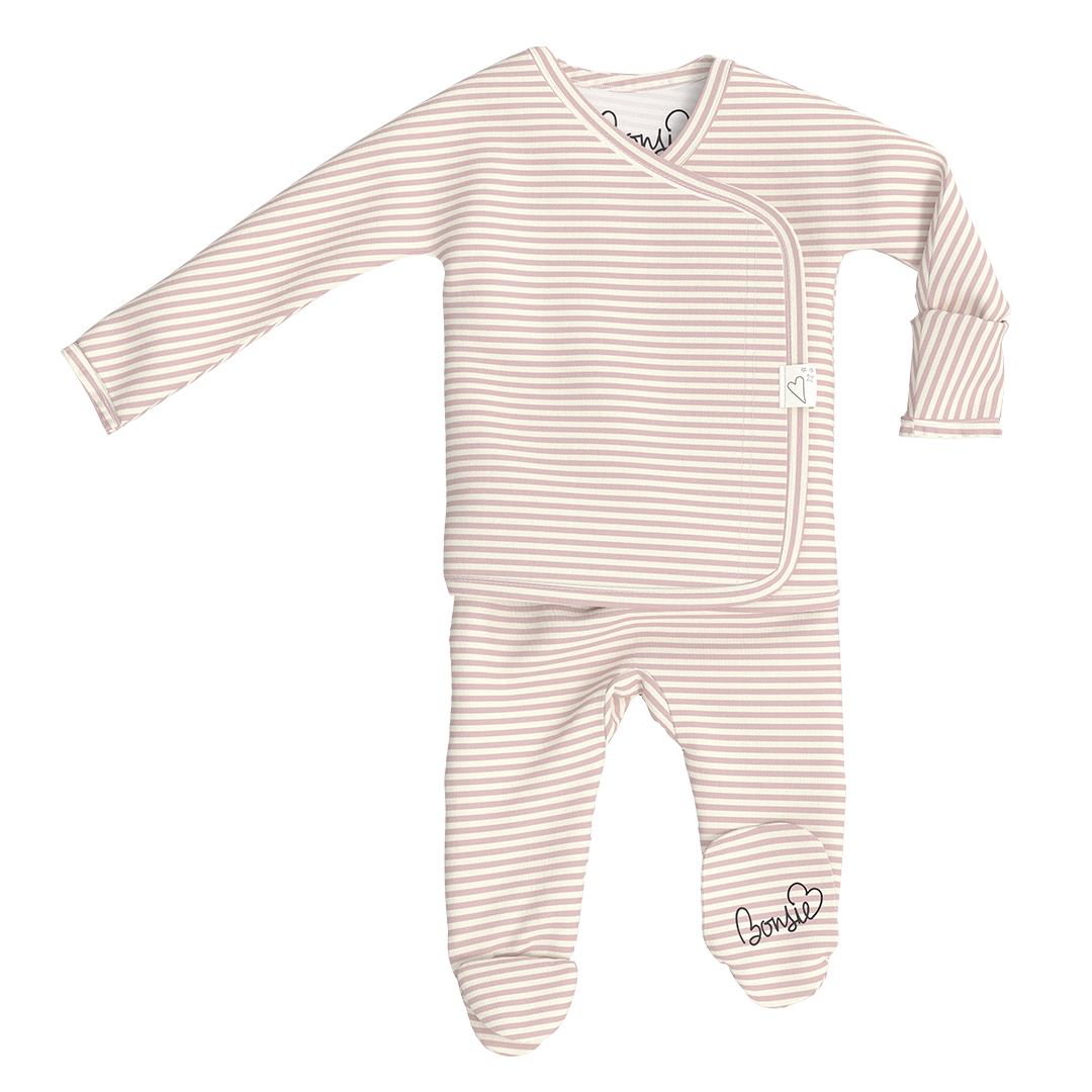 Baby Bundle Footie - Berry Twist + Fig Twin Pack