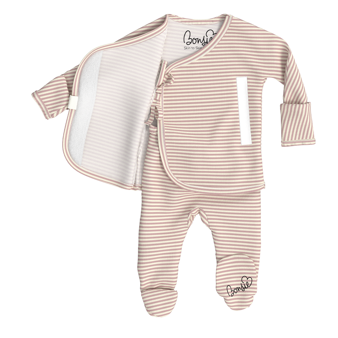 Baby Bundle Footie - Berry Twist + Fig Twin Pack