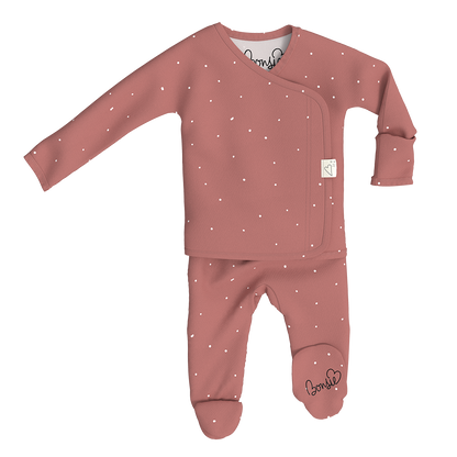 Baby Bundle Footie - Fig + Peony Twin Pack