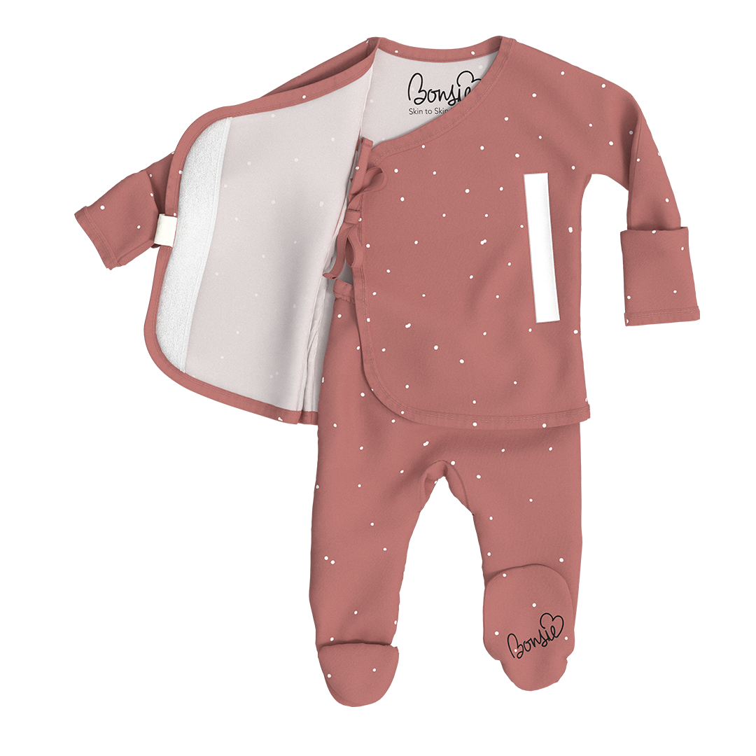 Baby Bundle Footie - Fig + Peony Twin Pack