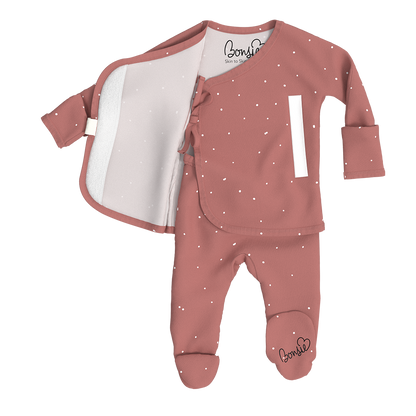 Baby Bundle Footie - Fig + Peony Twin Pack