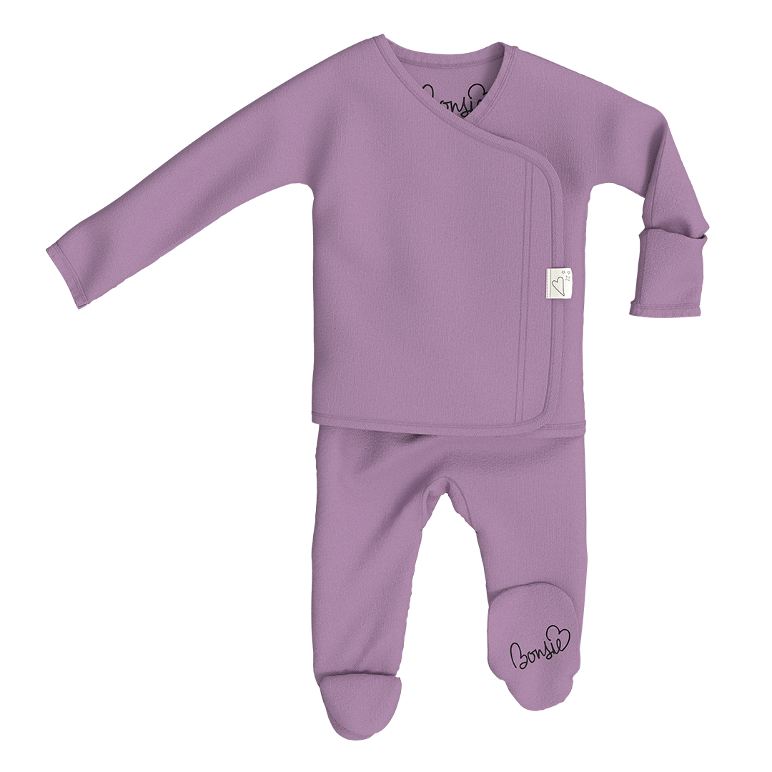 Baby Bundle Footie - Berry Twist + Fig Twin Pack