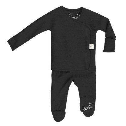 Baby Bundle Footie - Crisscross + Ink Twin Pack