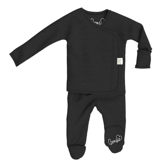 Baby Bundle Footie - Crisscross + Ink Twin Pack