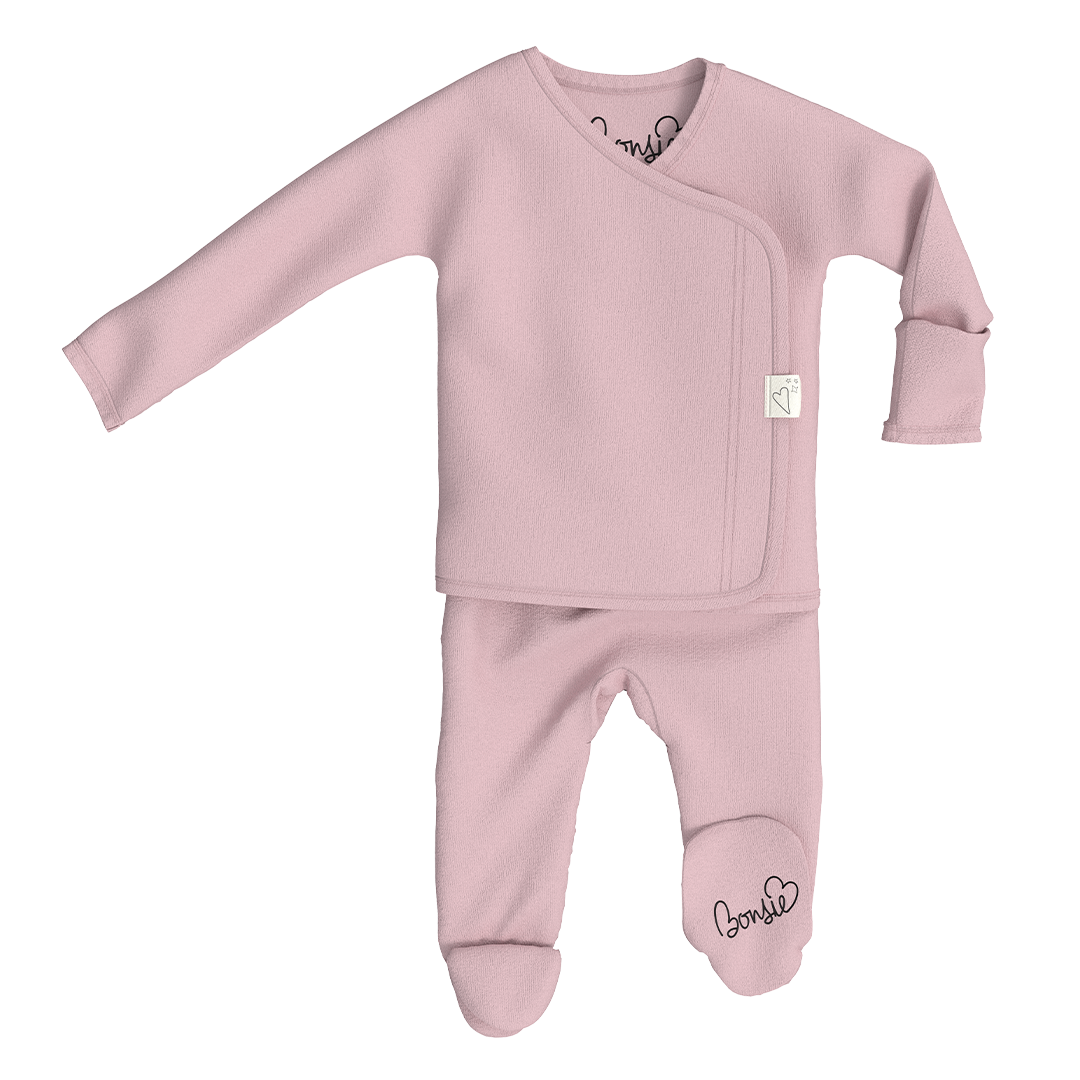 Baby Bundle Footie - Fig + Peony Twin Pack