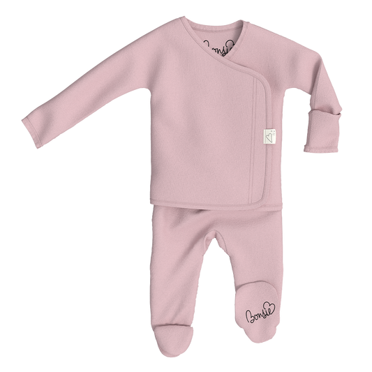 Baby Bundle Footie - Fig + Peony Twin Pack