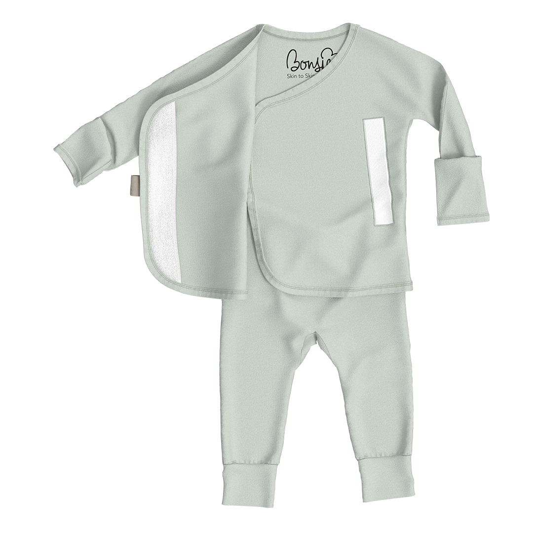 Baby Bundle - Avocado Footless + Romper Twin Pack