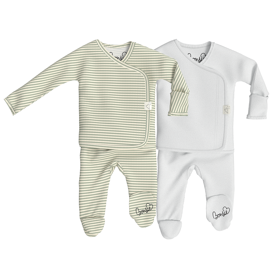 Baby Bundle - Mint Twist + Milk Twin Pack