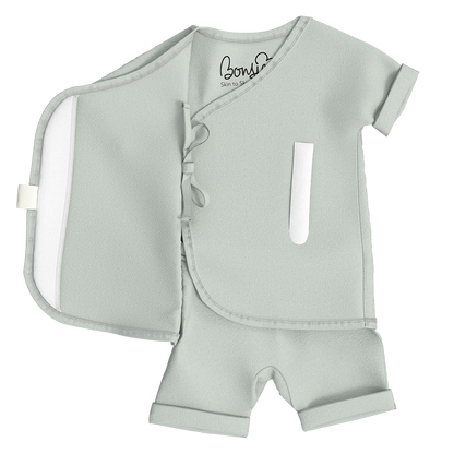 Baby Bundle - Avocado Footless + Romper Twin Pack