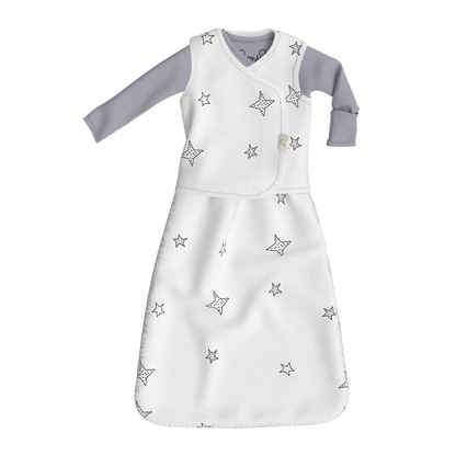 Cuddle Bundle - Stars Cuddle Sack + Fog Footie