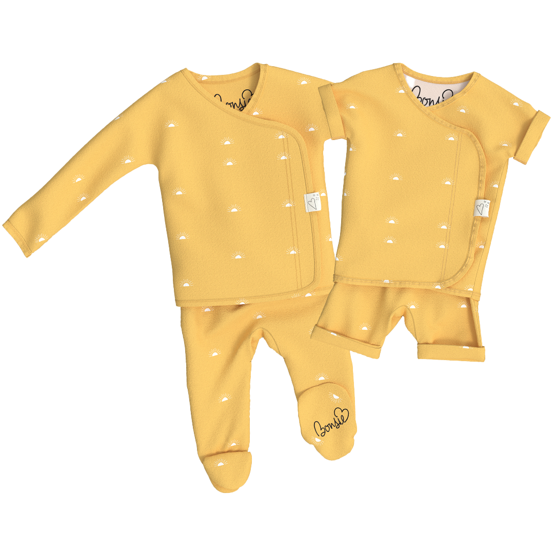 Baby Bundle - Sunrise Romper + Footie Twin Pack