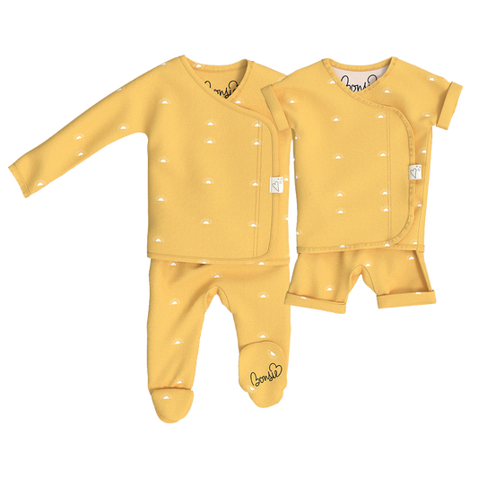 Baby Bundle - Sunrise Romper + Footie Twin Pack