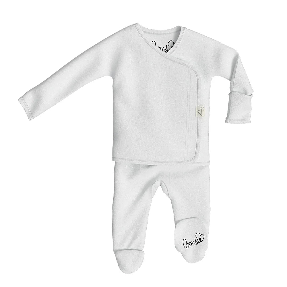 Baby Bundle Footie - Milk + Stars Twin Pack